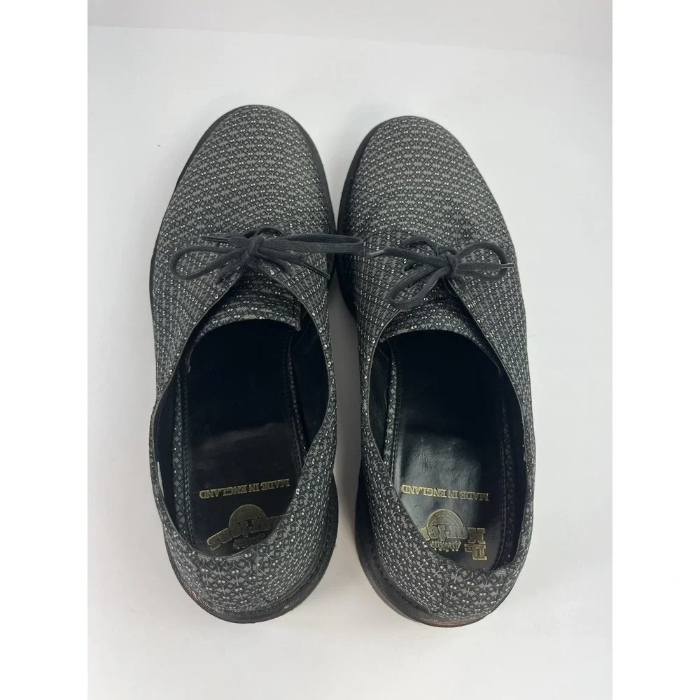 Dr. Martens Lester Men's Size 11 Shoes Black Grey Diamond Dot 15684001 England